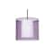 Besa Lighting Pahu 12 Stem Pendant, Trans. Amethyst/Opal, Bronze Finish, 1x100W Incandescent 1TT-A18407-BR - alternate 1